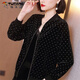 Woodpecker Casual Gold Velvet Jacke für Frauen im Herbst Frauen neue Kleidung koreanischer Stil Lose und modische Baseballjacke 5009 Punkte Gold Samt M.