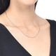 Chow Sang Sang Pt950 Platinum Necklace Versatile White Gold Necklace Plain Chain Clavicle Chain 37258N Price 45cm - 6.34g (including labor cost 480 yuan)