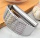 Yusenyi Garlic Press 316 Stainless Steel Garlic Press Ring Garlic Press Household Garlic Pounder Manual Garlic Artifact 1 430 Stainless Steel Garlic Press (Two) Same Day Delivery