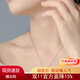 Zhenyue Jewelry Nuclear Freshwater Pearl Pendant S925 Silver White Bead Passepartout Necklace Single Bead Clavicle for Girlfriend 8-9mm Length 45cm Adjustable