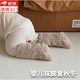 Jingmengyuan baby children's socks and foot covers, autumn and winter newborn shoes, thickened and warm children's socks, foot covers, sleeping children's socks, khaki
