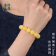 Manla Yupei natural beeswax bracelets for women, original color chicken fat, yellow and white nectar bracelets, no roasted color, men's amber, old beeswax collection, full honey and wax 13mm bracelet