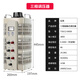 Zhengxi three-phase auto-coupling voltage regulator 380v high power 10kw contact adjustable regulator household single-phase 220v single-phase voltage regulator TDGC3-1000VA (output 0-300