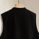 Sibaishe new Chinese style stacked vest for women 2025 autumn new style retro temperament personalized design vest