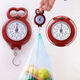 Portable scale, spring scale, fishing scale, small scale, household portable hook for grocery shopping, weighing high-precision mini luggage scale 10kg, mini portable scale - mixed colors - 1 piece