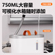 Jingwu household steam cleaner portable kitchen fume high temperature and high pressure steam cleaner bedroom sterilization and mite removal air conditioning household appliances degreasing multi-function all-in-one steam engine 750ml water tank deep cleaning disintegrating oil stains