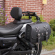 Gongma is suitable for QJ Qianjiang flash 600V2 guard bar original parts side bag rear backrest tail bag anti-scald cover non-destructive installation mobile phone holder (U-shaped handlebar model)