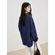 Jingdomeng Dujuan Same Style Dark Blue Denim Shirt Women's 2026 Spring New Lazy Loose Slim Casual Fashion Jacket Dark Blue One Size (120Jin Jin is equal to within 0.5 kg)