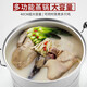 SUPOR Yangma recommends thickened stainless steel double-layer steamer for home use with two or three layers, large soup pot, steamed buns and fish pot, extra thick double layer with two grates (3-4 people) cm 30cm