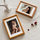 Uncle Lu solid wood 6-inch photo frame empty frame cherry wood table high-end creative photo frame wooden picture frame framed self-installation