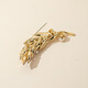 Qlady wheat ear freshwater pearl corsage brooch women's high-end light luxury 2025 new style pin fixed clothing accessories collar pin