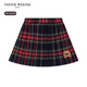 Teenie Weenie Kids Bear Children's Wear 26 New Girls Baby College Plaid A Version Pleated Skirt Mixed Color 130cm