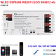 ESP328266WLED Intelligent Digital LED Colorful Light with Controller DC5-24V with MIC Music Download 014W White WLED15A+ Colorful