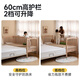 Genji Muyu children's furniture children's splicing bed all solid wood with guardrails baby multi-functional crib can lift bedside widening artifact 1 meter splicing bed + mattress (8cm thick J115)
