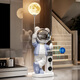 British internet celebrity astronaut astronaut audio living room decoration large floor-standing home entrance entrance 2026 new creative extra large blue upgraded Xiaoai speaker + electronic clock 132CM total height