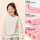 Piggy Banner Girls Winter Clothing Set 2025 New Children's Warm Velvet Sweatshirt and Sweatpants Western Style Girls Sportswear Two-piece Set