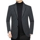 Septwolves Jacket Expert 2025 New Men's Casual Suit Jacket Men's Autumn and Winter Middle-aged Casual Uniform Dad Suit Top Thin Section Light Gray D96099 XL 180 Size Suitable for 130-155 Jin Jin is equal to 0.5 kg