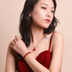 Istone red agate bracelet, transfer beads, new Chinese style birthday gift for girlfriend