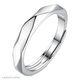Pt950 platinum ring for male and female couples, niche plain ring, birthday gift for girlfriend, Valentine's Day gift, single male ring - light luxury style