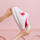 Hello Kitty children's cotton slippers winter plus velvet to keep girls indoor non-slip home shoes parent-child 25039 purple 38-39