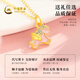 CHINA GOLD Gold Necklace Women's Foot Gold Unicorn Pony Pendant Zodiac Horse Birthday Gift for Girlfriend and Wife L Romantic Unicorn Pendant About 0.4g with Silver Chain Selection Gift Box