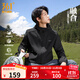 361 Jacket Men's Autumn and Winter New Style Woven and Velvet Windproof, Warm and Comfortable Charge Sports Jacket for Women Super Black XL