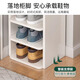 Olin European style shoe cabinet vertical shoe rack household multi-layer shoe cabinet storage cabinet door storage rack simple shoe rack entry shoe cabinet seven layers