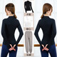 Yoga clothing set for women 2025 new style running sports Pilates training fitness long-sleeved tops 05 royal blue + 06 gray blue + 02 gray blue trousers M medium size recommended around 94-104 weight