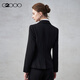 G2000【多面弹性/商场同款】女装2026春秋商务通勤正装修身西服套装 西服-多面弹-黑色修身 L 38