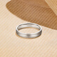 Saturday Fu PT950 platinum ring Love never stops simple plain ring couple ring single female ring size 11 about 3.82g