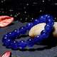 Beimixing Natural Tanzanite Bracelet Women's Collection Ocean Heart Tanzanite Purple Sapphire Crystal Bracelet Palace Grade Tanzanite 8mm Bracelet