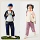 Mini Bala boys and girls antibacterial soft, comfortable and easy to match canvas shoes white and purple tone 00317 25
