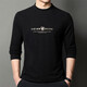 
SEPTWOLVES long-sleeved T-shirt men's half-high neck spring and autumn double-sided velvet underwear 6218 white 2XL 180/120/54