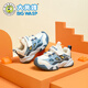 BIG WASP children's shoes functional shoes autumn and winter baby shoes toddler shoes B102536282G haze blue 30