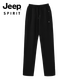 JEEP SPIRIT Autumn and Winter Extra Long Men's Pants 120cm Tall 190 Sports Pants Loose Large Size Extra Long 115cm Straight Plush Pants Black Extended Version/Pants Length 120cm Spring and Autumn Style Suitable for Height 195- 3XL Suitable for Weight 170-200 Jin Jin is equal to 0.5 kg