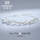 Ji Sifan Light Luxury Platinum Four-leaf Clover Bracelet Female Senior Anniversary Confession Birthday Gift for Girlfriend and Wife Heart-friendly and Practical Lucky Encounter Platinum Bracelet