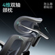 Black and white X7 smart waist-chasing chair ergonomic chair computer chair office chair artificial mechanics seat recommended by Luo Yonghao