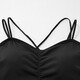 IEF/Aiyifu 2025 new cross backless beauty suspender chest pad wears camisole top inside and outside black L