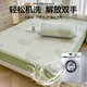 Yusenyi Summer Ice Beans Cool Feeling Ice Silk Sheets and Fitted Sheets 2025 New Summer Bedspread Full-Inclusive Mattress Protection Bingquan Sheets Big Love Bear Gray ASK 180x200cm Fitted Sheets-Pillowcases Pair