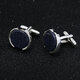 IFSONG Meisong Men's Cufflinks French Shirt Cuff Pins Men's Simple Shirt Cuff Buttons Cuff Pins Gift Box Double Moon Starry Sky XK1733A
