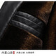 Playboy Fur All-in-One Men's Dad Winter Jacket Plus Velvet Thickened Men's Leather Jacket for Middle-aged and Elderly Grandpas to Keep Warm in Winter Black (Removable Collar) XL Recommended 105-125Jin Jin equals 0.5kg