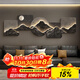 Ji Jian Ji backing living room decoration painting modern light luxury sofa background wall mural high-end hanging painting