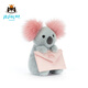 Jellycat World Premiere Messenger Koala Plush Toy Gift Doll Companion Doll Gift Valentine's Day New Product Gray One Size