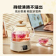 Bear all-glass kettle 0.8L health pot thermostatic kettle office mini teapot flower teapot 0 glue 0 metal 24h reservation 24h heat preservation YSH-M08B3