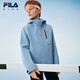 FILA FILA Children's Jacket Two-piece Set for Boys 2025 Winter Big Children's Fleece Top