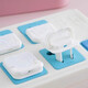 Socket protective cover, children's anti-shock plug switch cover, baby plug socket safety plug protective cover, white 1 piece, random style