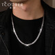 Ruofei pt950 platinum necklace men's fashionable and trendy solid gold necklace men's platinum thick chain clavicle chain platinum 950 60 cm 29.76 grams about 4.8mm