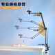 Jianyue, dedicated for live broadcast with desktop three-section cantilever bracket for mobile phone radiator, semiconductor fan cooling, back clip overhead shooting stand, three-section extended cantilever (heat dissipation and cooling mobile phone bracket)