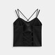 IEF/Aiyifu 2025 new cross backless beauty suspender chest pad wears camisole top inside and outside black L