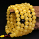 Amber style, one thing, one picture, one certificate, beeswax beads string, 108 pieces, natural amber bracelet, prayer beads, rosary, no cracks, beads string, 34.61g, 8mm